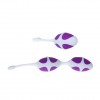 Фото товара: Фиолетовые вагинальные шарики из силикона: 2+1, код товара: BI-014268-0603/Арт.50084, номер 2