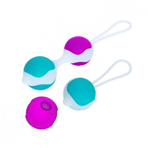 Фото товара: Разноцветные вагинальные шарики Orgasmic balls silicone, код товара: BI-014265 / Арт.50145, номер 3