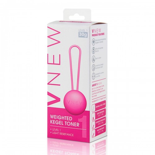 Фото товара: Розовый вагинальный шарик VNEW level 1, код товара: VN-002/Арт.50611, номер 1
