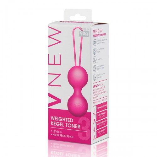 Фото товара: Розовые вагинальные шарики VNEW level 3, код товара: VN-004/Арт.50612, номер 1