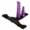 Фото товара: Фиолетовый страпон с двумя насадками - 18 см., код товара: BW-022021-0603/Арт.50976, номер 3