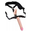 Фото товара: Телесный страпон Harness с вагинальной пробкой - 19,5 см., код товара: 838803/Арт.53158, номер 13