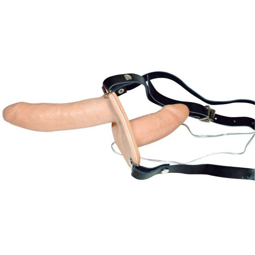 Купить Телесный женский страпон с вагинальной пробкой Strap-On Duo - 15 см. код товара: 05671590000/Арт.53212. Секс-шоп в СПб - EROTICOASIS | Интим товары для взрослых 