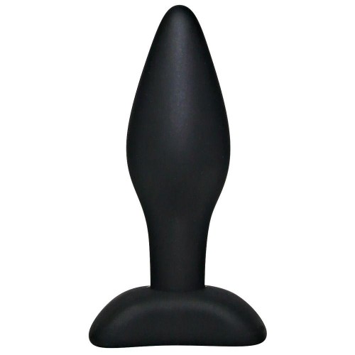 Фото товара: Чёрный анальный стимулятор Silicone Butt Plug Small - 9 см., код товара: 05037890000/Арт.54448, номер 1