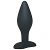 Фото товара: Чёрный анальный стимулятор Silicone Butt Plug Large - 12 см., код товара: 05037970000/Арт.54449, номер 2