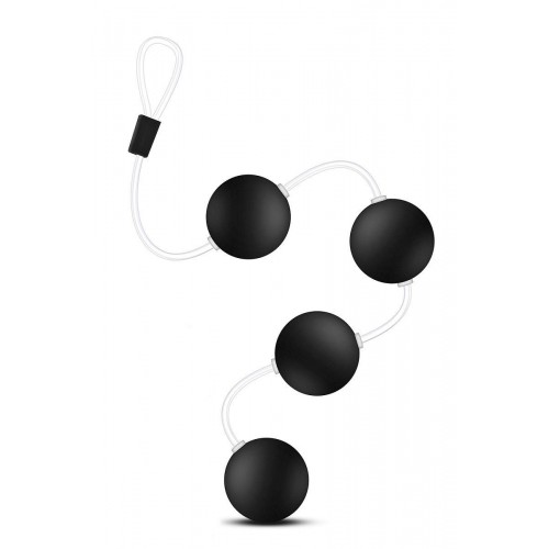 Фото товара: Черные анальные шарики Pleasure Balls - 38,1 см., код товара: BL-23765/Арт.371588, номер 1