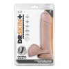 Фото товара: Телесный фаллоимитатор-реалистик 8 Inch Posable Dildo With Balls - 20,3 см., код товара: BL-19463 / Арт.371609, номер 4