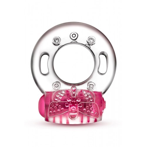 Фото товара: Розовое эрекционное виброкольцо Arouser Vibrating C-Ring, код товара: BL-30610 / Арт.371613, номер 1