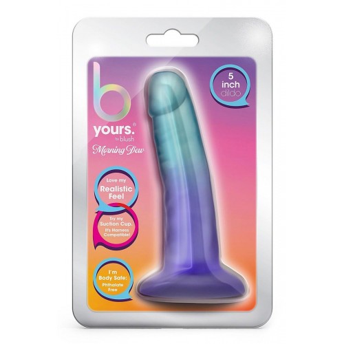 Фото товара: Небольшой фаллоимитатор Morning Dew 5 Inch Dildo - 13,9 см., код товара: BL-38400 / Арт.371627, номер 2