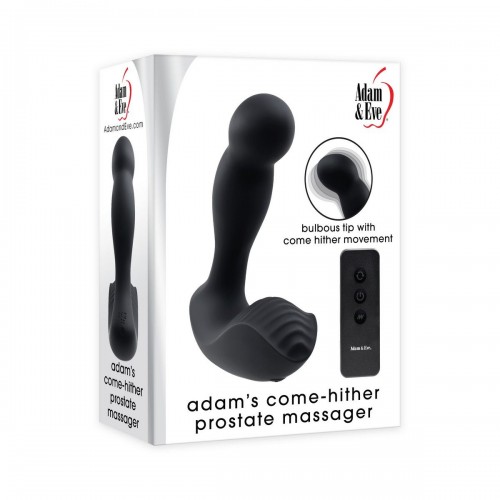 Фото товара: Черный массажер простаты Adams Come-Hither Prostate Massager - 13,5 см., код товара: AE-WF-0105-2 / Арт.373389, номер 5