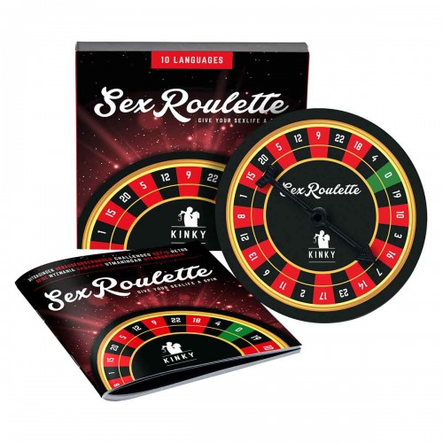 Купить Настольная игра-рулетка Sex Roulette Kinky код товара: TSPS-E29279/Арт.377059. Секс-шоп в СПб - EROTICOASIS | Интим товары для взрослых 