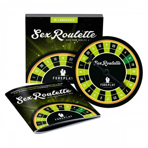 Купить Настольная игра-рулетка Sex Roulette Foreplay код товара: TSPS-E29281/Арт.377061. Секс-шоп в СПб - EROTICOASIS | Интим товары для взрослых 