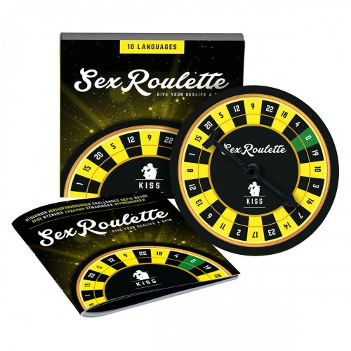 Купить Настольная игра-рулетка Sex Roulette Kiss код товара: TSPS-E29282/Арт.377062. Секс-шоп в СПб - EROTICOASIS | Интим товары для взрослых 