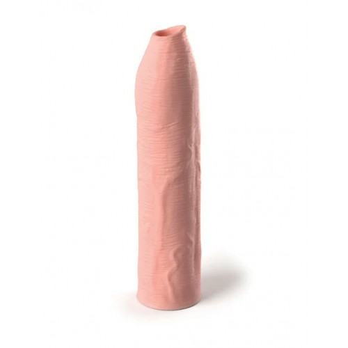 Купить Телесная насадка-удлинитель Uncut Silicone Penis Enhancer - 17,8 см. код товара: PD4154-21/Арт.378061. Секс-шоп в СПб - EROTICOASIS | Интим товары для взрослых 