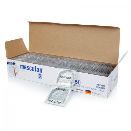 Фото товара: Ультратонкие презервативы Masculan Ultra 2 Fine с обильной смазкой - 150 шт., код товара: Masculan Ultra 2 Fine №150/Арт.381239, номер 2