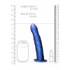 Фото товара: Синий страпон-фаллопротез со спиралевидной фактурой - 20,6 см., код товара: OU814MBL / Арт.381266, номер 6