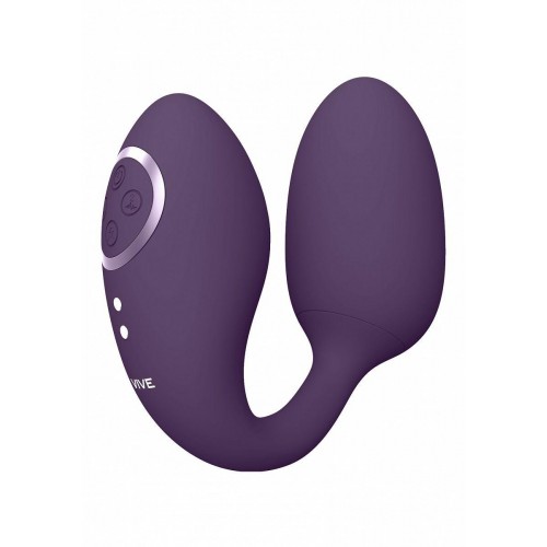 Купить Фиолетовое виброяйцо с дополнительной клиторальной стимуляцией Aika код товара: VIVE028PUR/Арт.381286. Секс-шоп в СПб - EROTICOASIS | Интим товары для взрослых 