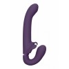 Фото товара: Фиолетовый женский безремневой вибрострапон Satu - 23 см., код товара: VIVE033PUR/Арт.381289, номер 2