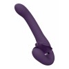 Фото товара: Фиолетовый женский безремневой вибрострапон Satu - 23 см., код товара: VIVE033PUR/Арт.381289, номер 3