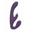 Купить Фиолетовый безремневой вибрострапон Suki со стимулятором клитора - 22 см. код товара: VIVE036PUR/Арт.381294. Секс-шоп в СПб - EROTICOASIS | Интим товары для взрослых 