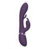 Купить Фиолетовый вибромассажер-кролик Tama - 23,2 см. код товара: VIVE037PUR/Арт.381296. Секс-шоп в СПб - EROTICOASIS | Интим товары для взрослых 