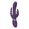 Фото товара: Фиолетовый анально-вагинальный вибромассажер Rini - 22,3 см., код товара: VIVE038PUR/Арт.381298, номер 2