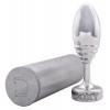 Фото товара: Серебристая анальная втулка Doxy Ribbed Butt Plug - 10,5 см., код товара: E27805/Арт.381493, номер 3