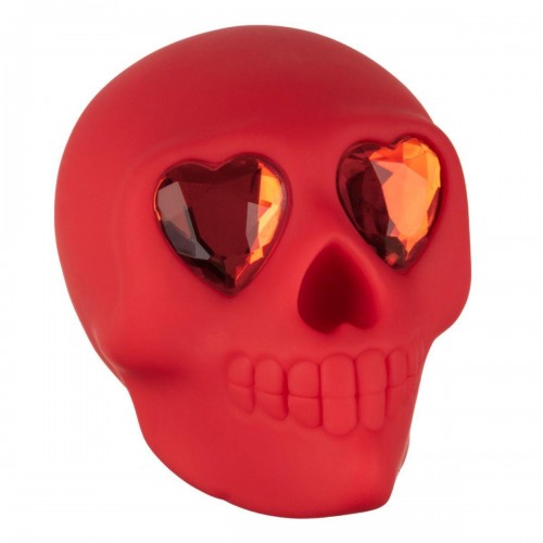 Фото товара: Красный вибромассажер в форме черепа Bone Head Handheld Massager, код товара: SE-4410-06-3/Арт.381933, номер 5