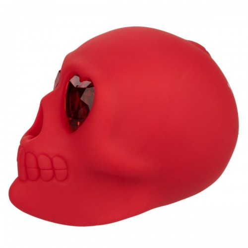 Фото товара: Красный вибромассажер в форме черепа Bone Head Handheld Massager, код товара: SE-4410-06-3/Арт.381933, номер 7