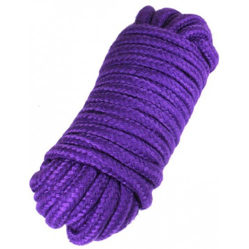 Фото товара: Фиолетовая верёвка для бондажа и декоративной вязки - 10 м., код товара: P3379V/Арт.387431, номер 1