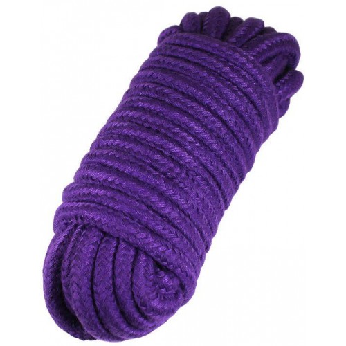 Купить Фиолетовая верёвка для бондажа и декоративной вязки - 10 м. код товара: P3379V/Арт.387431. Секс-шоп в СПб - EROTICOASIS | Интим товары для взрослых 