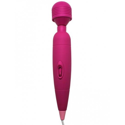 Купить Розовый жезловый вибратор - 25,5 см. код товара: 30481-1/Арт.387442. Секс-шоп в СПб - EROTICOASIS | Интим товары для взрослых 
