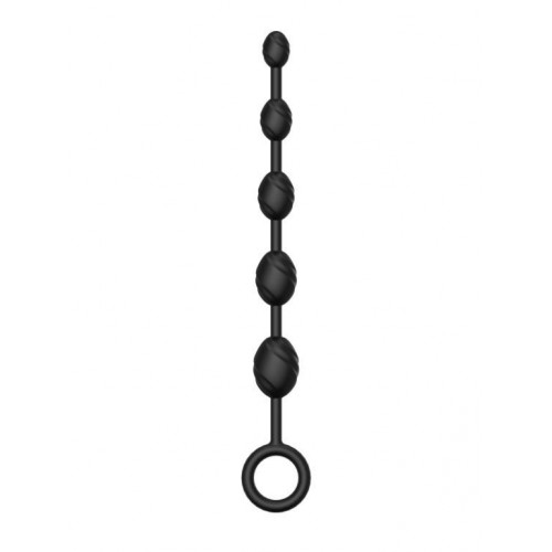 Фото товара: Черная анальная цепочка №03 Anal Chain - 30 см., код товара: ER01732-03/Арт.387763, номер 2