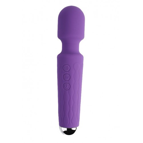 Купить Фиолетовый перезаряжаемый wand-вибратор Knight - 20,2 см. код товара: CNT-060002A / Арт.390159. Секс-шоп в СПб - EROTICOASIS | Интим товары для взрослых 