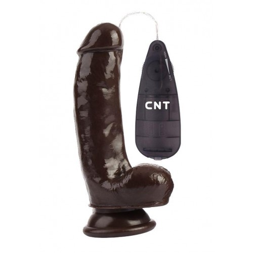 Купить Коричневый вибратор-реалистик 6.9 Stud Realistic Dildo - 17,5 см. код товара: CNT-180094D/Арт.390190. Секс-шоп в СПб - EROTICOASIS | Интим товары для взрослых 