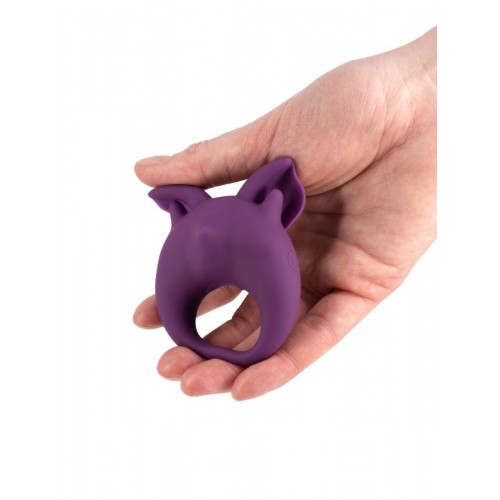 Фото товара: Фиолетовое перезаряжаемое эрекционное кольцо Kitten Kiki, код товара: 7200-03lola/Арт.390271, номер 4