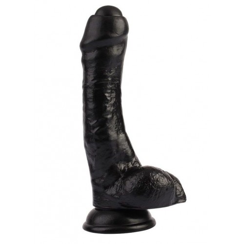 Купить Черный фаллоимитатор Super Sex Cock - 20,5 см. код товара: CNT-170060B / Арт.390305. Секс-шоп в СПб - EROTICOASIS | Интим товары для взрослых 