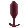 Купить Бордовая пробка для ношения B-vibe Snug Plug 5 - 14 см. код товара: BV-013-DRD/Арт.391040. Секс-шоп в СПб - EROTICOASIS | Интим товары для взрослых 