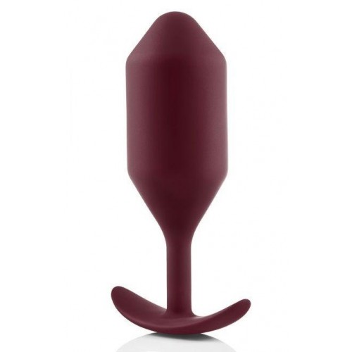 Купить Бордовая пробка для ношения B-vibe Snug Plug 5 - 14 см. код товара: BV-013-DRD/Арт.391040. Секс-шоп в СПб - EROTICOASIS | Интим товары для взрослых 