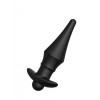 Фото товара: Черная перезаряжаемая анальная пробка №08 Cone-shaped butt plug - 13,5 см., код товара: ER01508-08/Арт.391956, номер 2