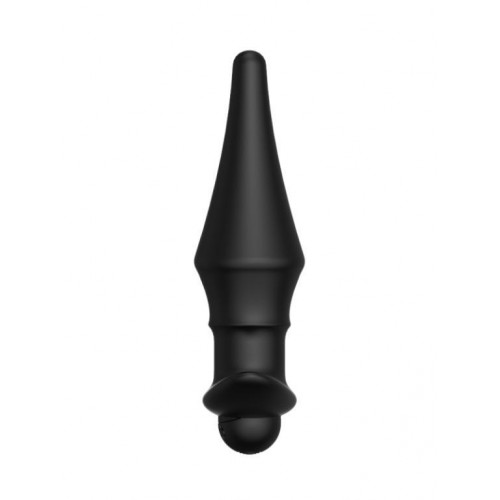 Фото товара: Черная перезаряжаемая анальная пробка №08 Cone-shaped butt plug - 13,5 см., код товара: ER01508-08/Арт.391956, номер 3