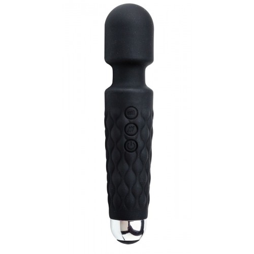 Купить Черный перезаряжаемый wand-вибратор - 20,5 см. код товара: DT-8012/Арт.393492. Секс-шоп в СПб - EROTICOASIS | Интим товары для взрослых 