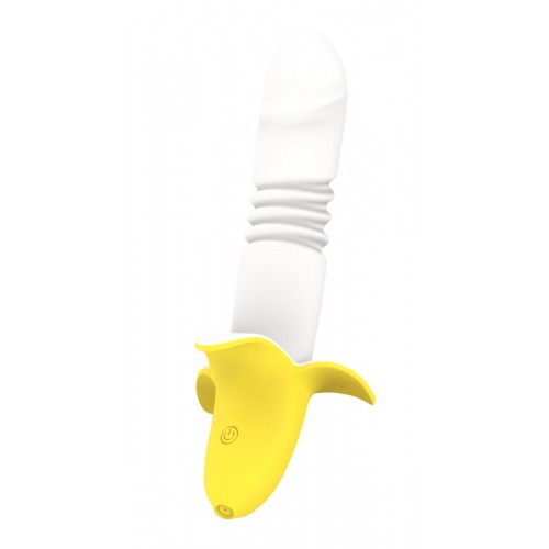Купить Мощный стимулятор в форме банана с возвратно-поступательными движениями Banana - 19,3 см. код товара: YY-8027/Арт.393497. Секс-шоп в СПб - EROTICOASIS | Интим товары для взрослых 