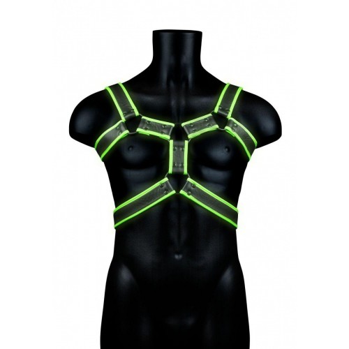 Фото товара: Стильная портупея Body Harness с неоновым эффектом - размер L-XL, код товара: OU760GLOLXL/Арт.395603, номер 2