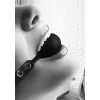 Купить Черный кляп-шарик Silicone Ball Gag with Adjustable Bonded Leather Straps код товара: OU676BLK / Арт.395653. Секс-шоп в СПб - EROTICOASIS | Интим товары для взрослых 