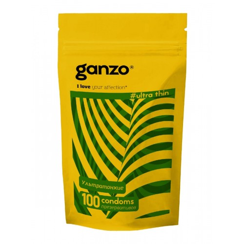 Купить Ультратонкие презервативы Ganzo Ultra thin - 100 шт. код товара: Ganzo Ultra thin №100 / Арт.396313. Секс-шоп в СПб - EROTICOASIS | Интим товары для взрослых 