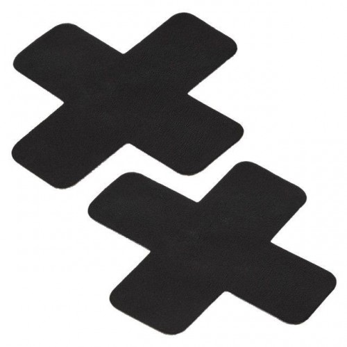Фото товара: Черные пэстисы-кресты 2 Nipple Pasties, код товара: SE-2702-90-2/Арт.399620, номер 4