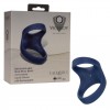 Фото товара: Синее эрекционное виброкольцо Rechargeable Max Dual Ring, код товара: SE-0433-05-3/Арт.399589, номер 1