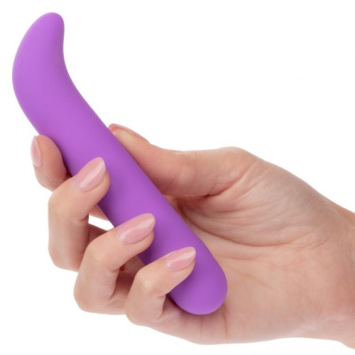 Фото товара: Фиолетовый мини-вибромассажер Liquid Silicone Mini G Vibe для стимуляции зоны G - 10,75 см., код товара: SE-0569-10-3/Арт.399591, номер 3