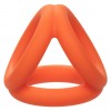 Фото товара: Оранжевое тройное эрекционное кольцо Liquid Silicone Tri-Ring, код товара: SE-1492-36-2 / Арт.399727, номер 3